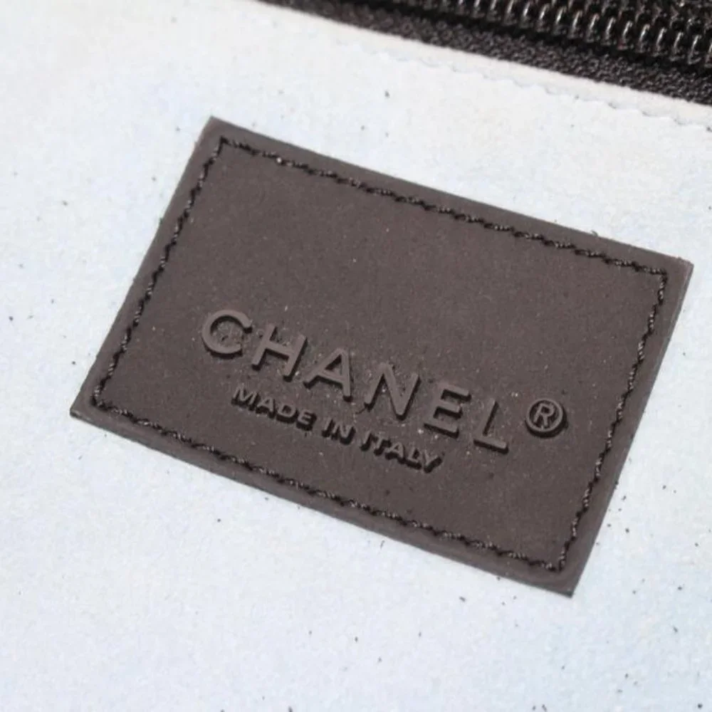 Chanel XL Black Sports Logo Messenger Bag 92cz418s